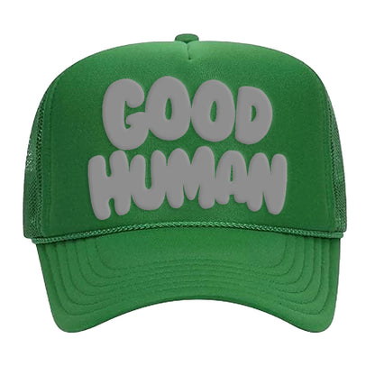 GO BIRDS!! GOOD HUMAN Trucker (Green)
