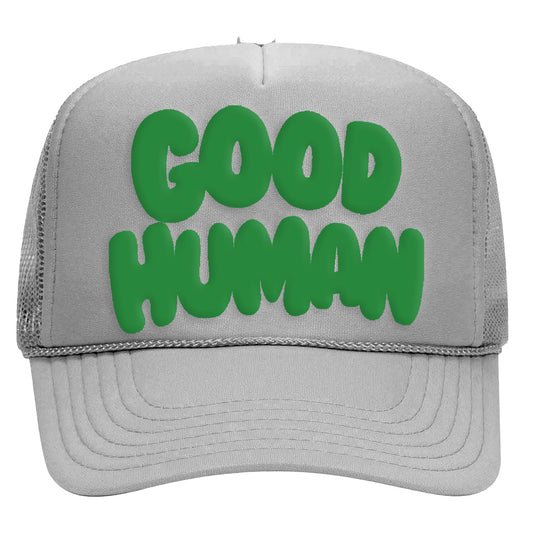 GO BIRDS!! GOOD HUMAN Trucker (Grey)