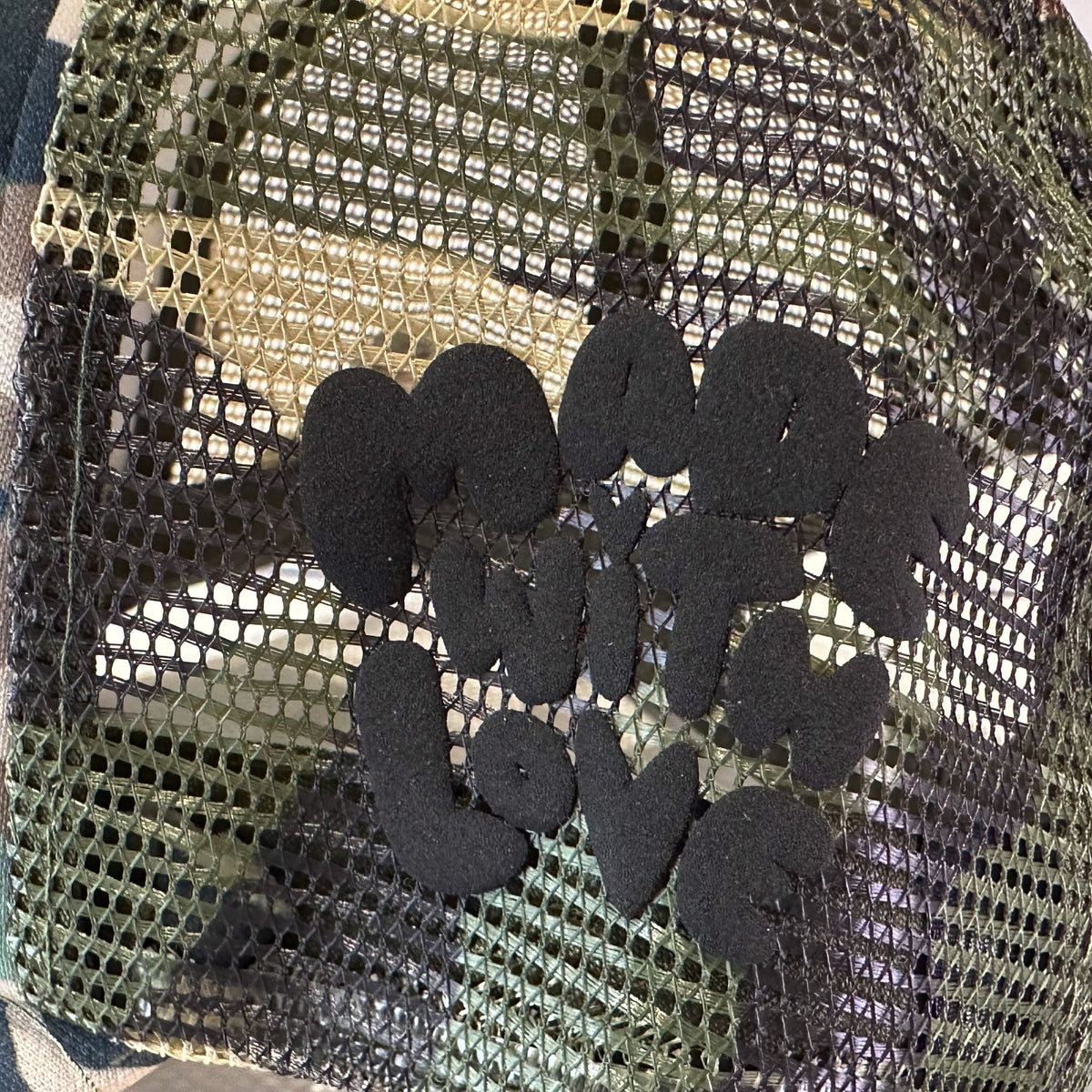 Loveville “HUMAN” Trucker Hat – Camo