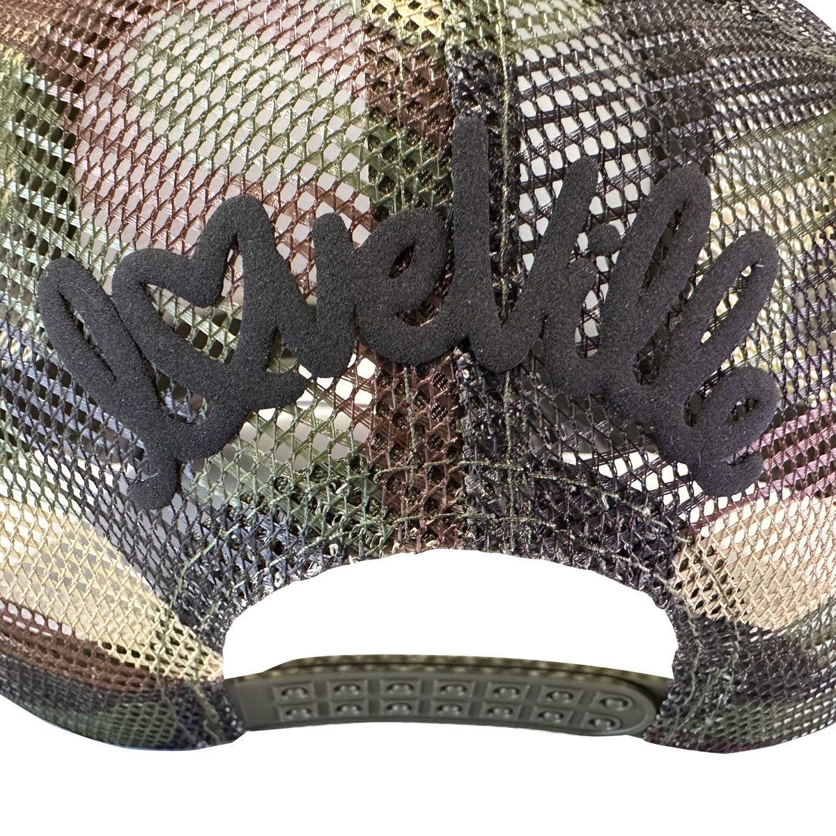 Loveville “HUMAN” Trucker Hat – Camo