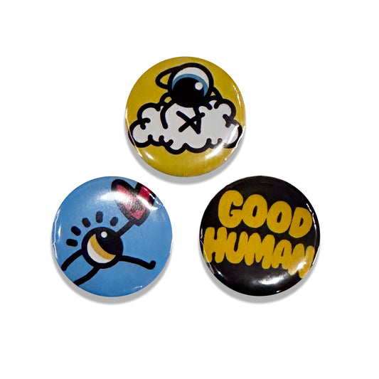 Loveville Tokens of Kindness — 3-Button Pack