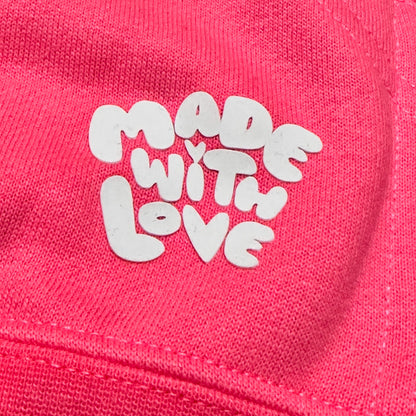 Loveville “Good Human” Hoodie (Hot Pink Edition)