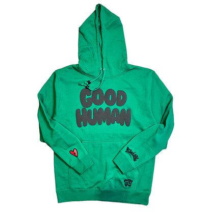 Loveville “Good Human” Hoodie (Kelly Edition)